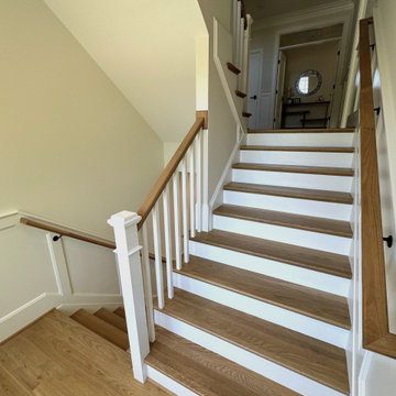 Project #141 | Timeless Switchback Staircase with Traditional Box Newels