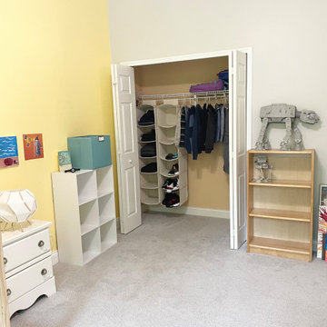 Boys bedroom organization