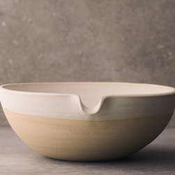 Large Lipped Pouring Bowl - Bowls