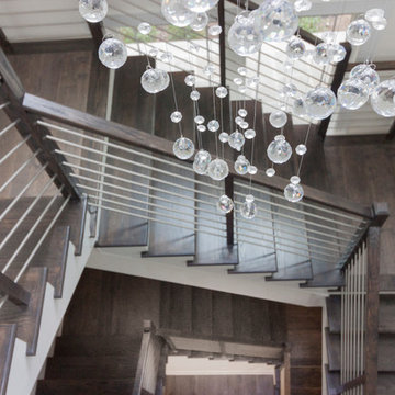 Project #50 | Geometric Staircase with Contrasting Tones