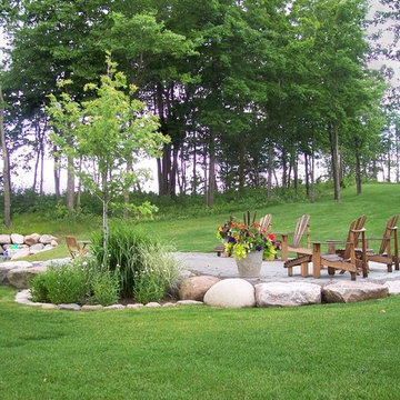 Front entries, sidewalks, paths and steps