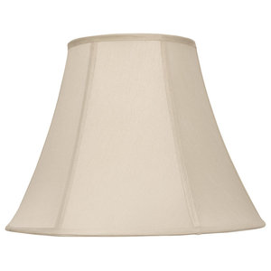 30111 Bell Shape Spider Lamp Shade Off White 18 Wide 8 X18 X14 Traditional Lamp Shades By Aspen Creative Corporation