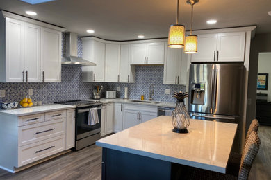 Example of a transitional kitchen design in Other