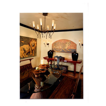Asian Influenced Dining Room