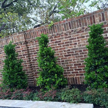 Brick fence