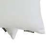 White Satin 12"x18" Lumbar Pillow Cover Set of 2 Solid - White Slub Satin