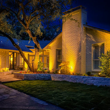 Modern Geometric Oasis: A Contemporary Backyard Retreat | Dallas, TX