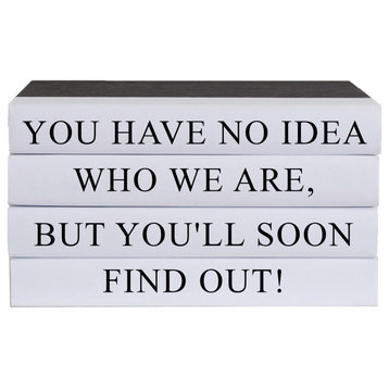 Find Out Quote Book Stack, S/4