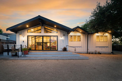 Transitional exterior home idea in San Francisco