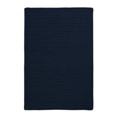 Simply Home Solid Rug, Navy, 2'x3'