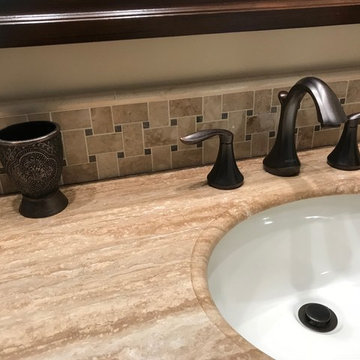 Custom Ceramic Vanity Backsplash