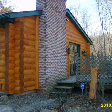 Log Home Before and After 01