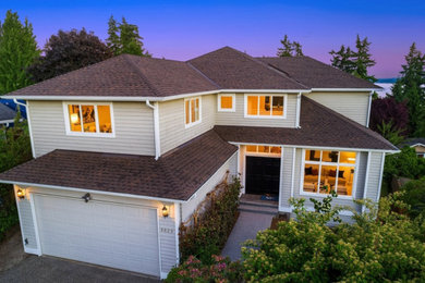 Transitional exterior home photo in Seattle