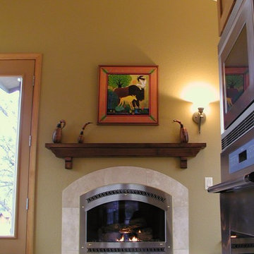 Kitchen Fireplace