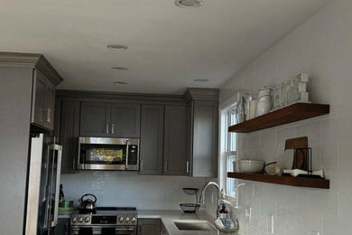 Example of a kitchen design in New York