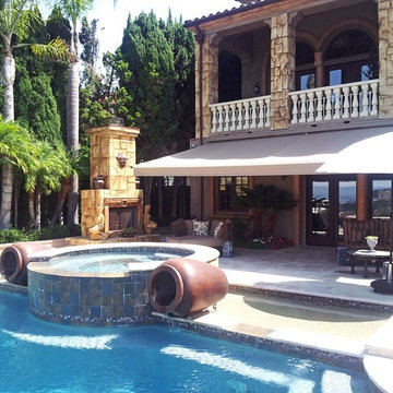 Infinity Pool with Jacuzzi | Supreme Remodeling INC