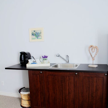 Former Variety Store turned into a family home. Challenging space to work with.