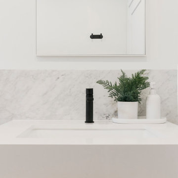 Custom Marble Backsplash