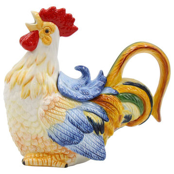 Colorful Rooster Teapot, 16oz