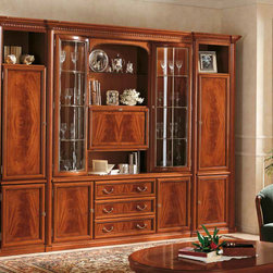 Cherry Wall Unit G05 | Made in Italy - MIG Furniture - China Cabinets And Hutches
