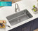 Dex 33" Undermount Stainless Steel 1-Bowl 16 gauge Kitchen Sink