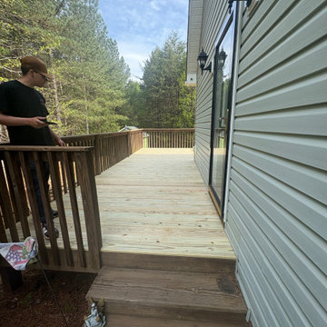 deck refinshed