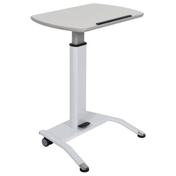 Luxor LX-PNADJ-WH Pnematic Height Adjustable Lectern