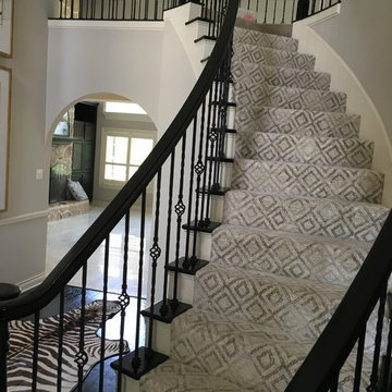 Carpeted Stairs