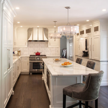 White Transitional Kitchen - Doylestown