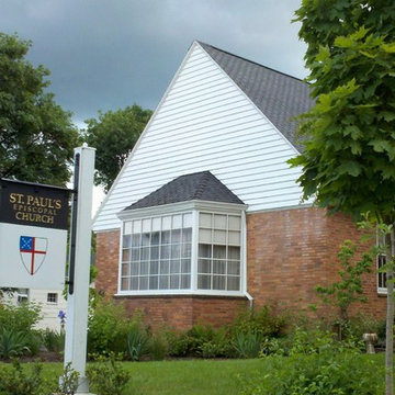 Church Rain Garden Island (sm) & Pervious Pavers