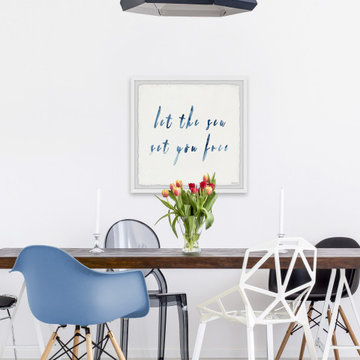 "Let the Sea Set You Free II" Framed Painting Print
