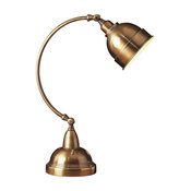 Af Lighting Plato Satin Brass Table Lamp w/ 1 Light 40W - 5465-TL
