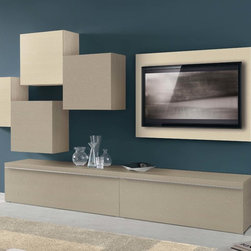 Modern Italian Wall Unit VV 3931 - $2,330.00 - Entertainment Centers And Tv Stands