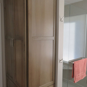 Driftwood Looking Bathroom Cabinetry