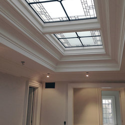 Decorative Leaded Glass Ceiling Lens - Skylights