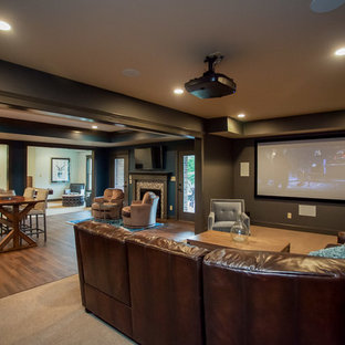 75 Most Popular Rustic Black Basement Design Ideas for 2019 - Stylish ...