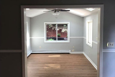 Inspiration for a timeless dining room remodel in Boston