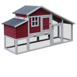 Fontana Chicken Barn Red Maple Farmhouse Small Pet Supplies