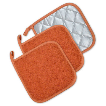 DII Terry Pot Holder Spice, Set of 3