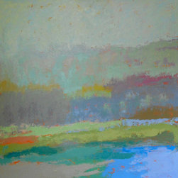 Southern Edge 36 x 36 oil on wood - Paintings