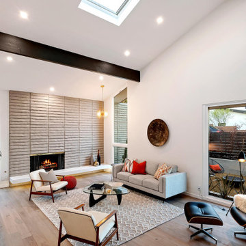 Eames Lounge Chair Replica in Mid Century Home