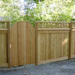 Picture Frame Cedar Fence - Home Fencing And Gates