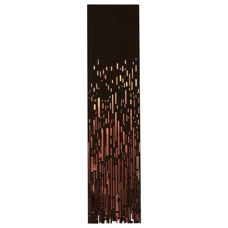 Embers, LED Wall Sconce, Black Finish