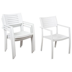 Contemporary Outdoor Dining Chairs by Homesquare
