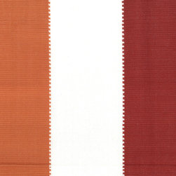 ROTH & TOMPKINS TEXTILES - Caruso Fabric, Persimmon, 54''x36'' - Upholstery Fabric