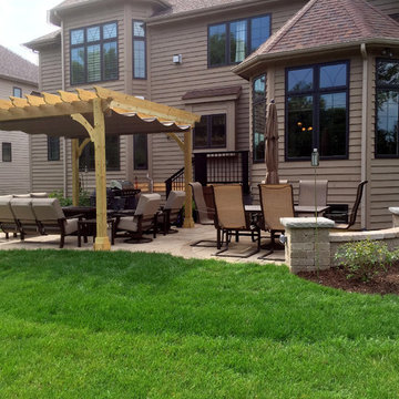 Belgard Paver Patio with Pergola in Naperville, IL