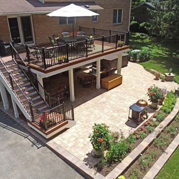 Custom Ipe Deck and Patio in Damascus, MD
