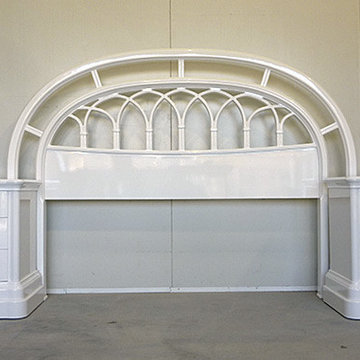 High gloss bed-frame