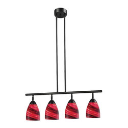 Elk Lighting - Elk Lighting 10153/4DR-A Island Lighting Celina - Kitchen Island Lighting