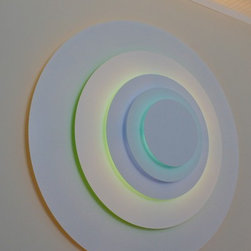 blankblank: Concentric Sconce Light by Rob Zinn, Cool - Wall Sconces